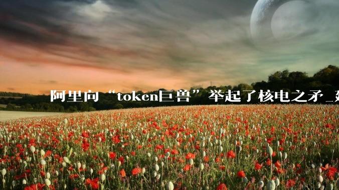 阿里向“token巨兽”举起了核电之矛_建设_能源_电力