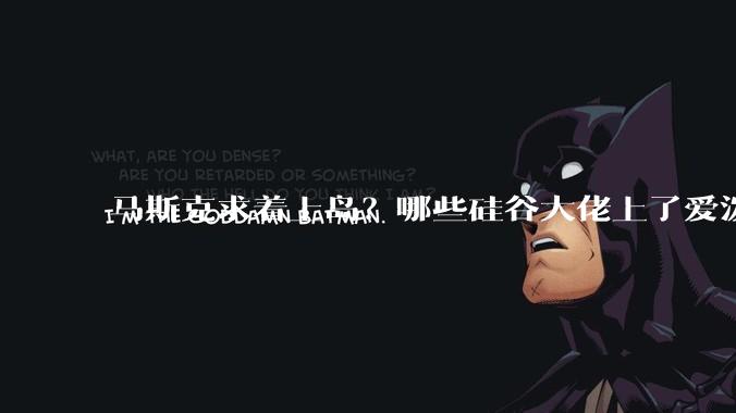 马斯克求着上岛？哪些硅谷大佬上了爱泼斯坦解密档案_往来_邮件_文档